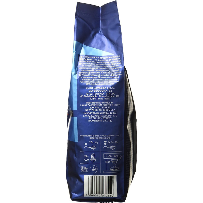 Lavazza Dek 500g vue de gauche