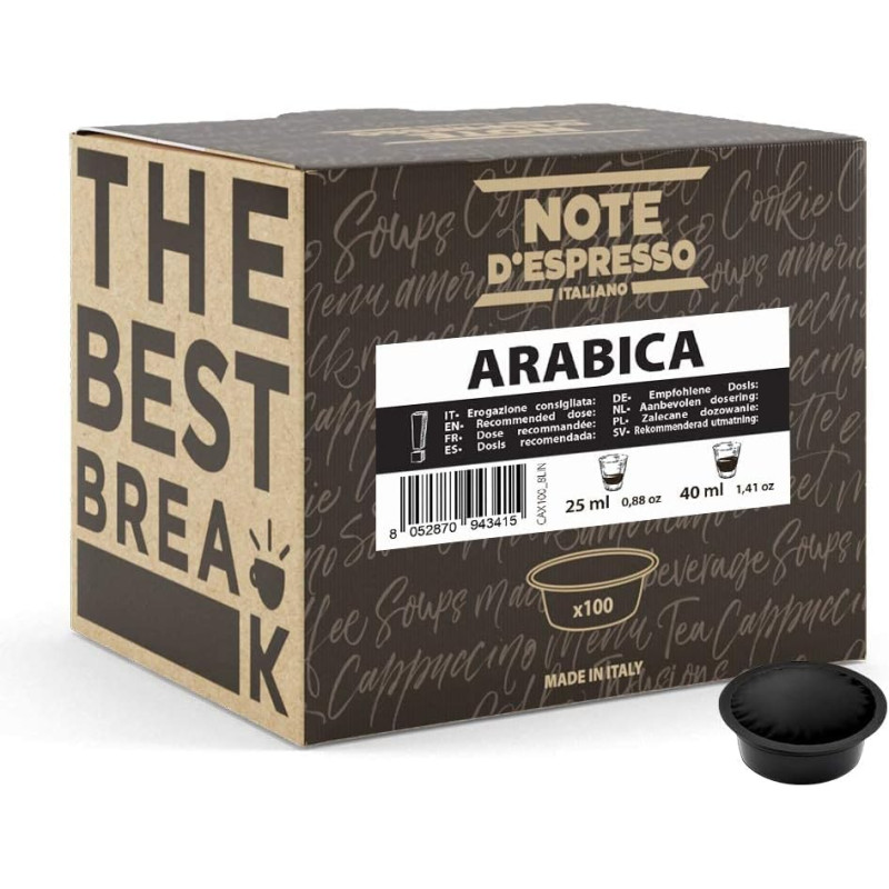 Note d'Espresso Arabica A Modo Mio