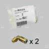Raccord 1/8" 6mm x2