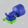 Corps Mixeur 45° et Manchon