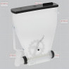 Récipient 2,7L + Roue + Batteur