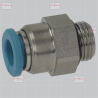 Attache 6 Téflon - G1/8 Inox