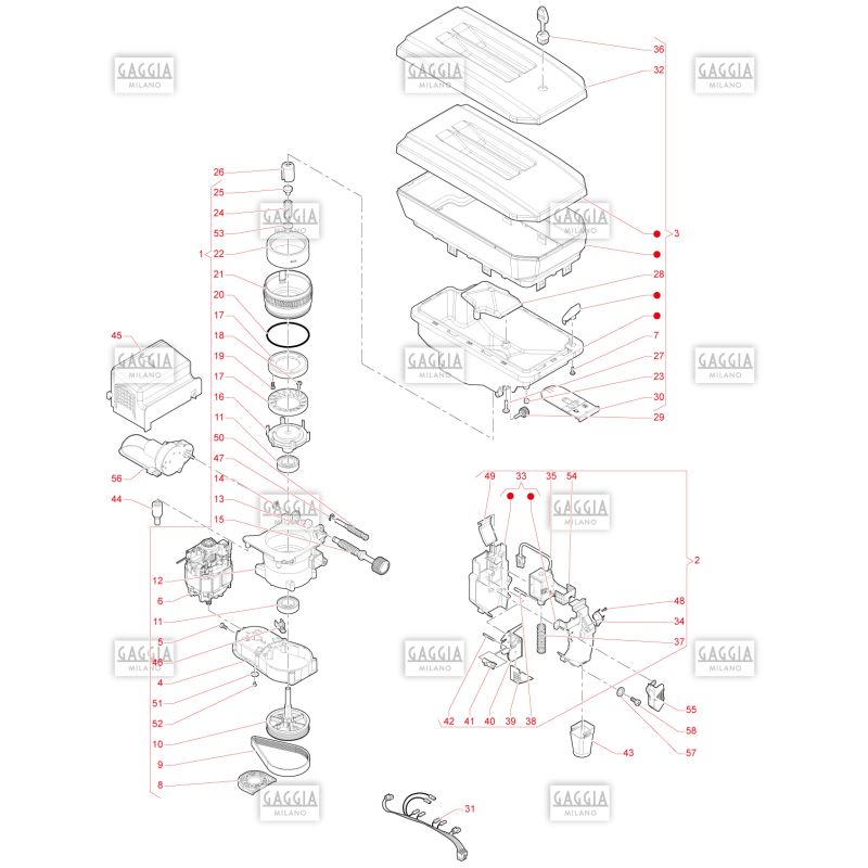 Moulin Doseur Gaggia G300 Krea