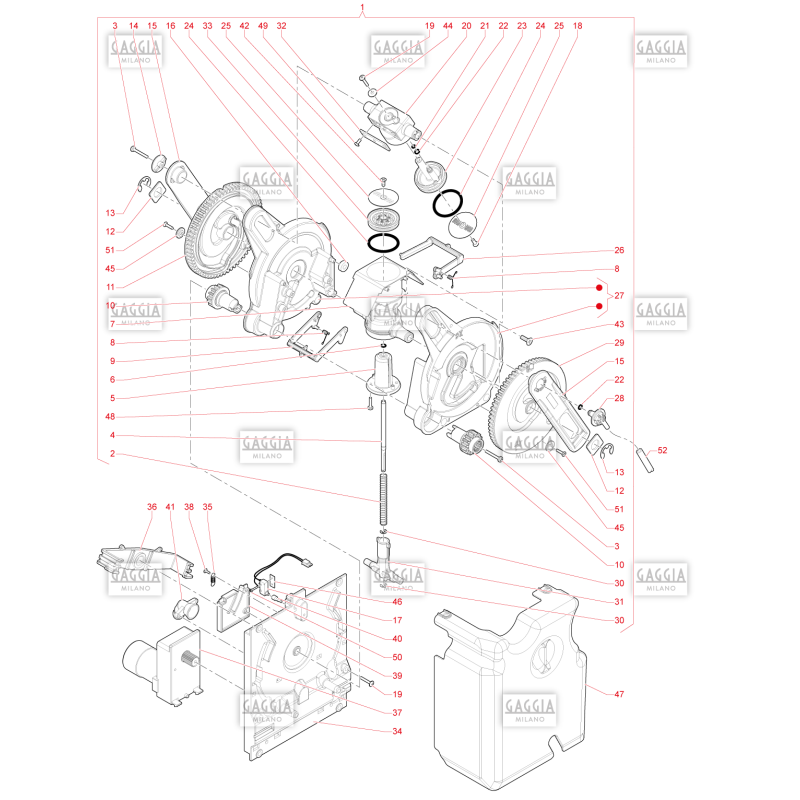Groupe Café Ø43 HoReCa Gaggia G300 Krea