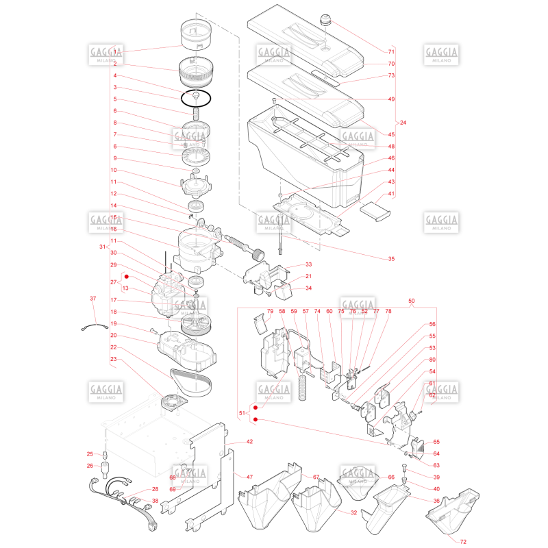 Moulin Doseur Gaggia G100