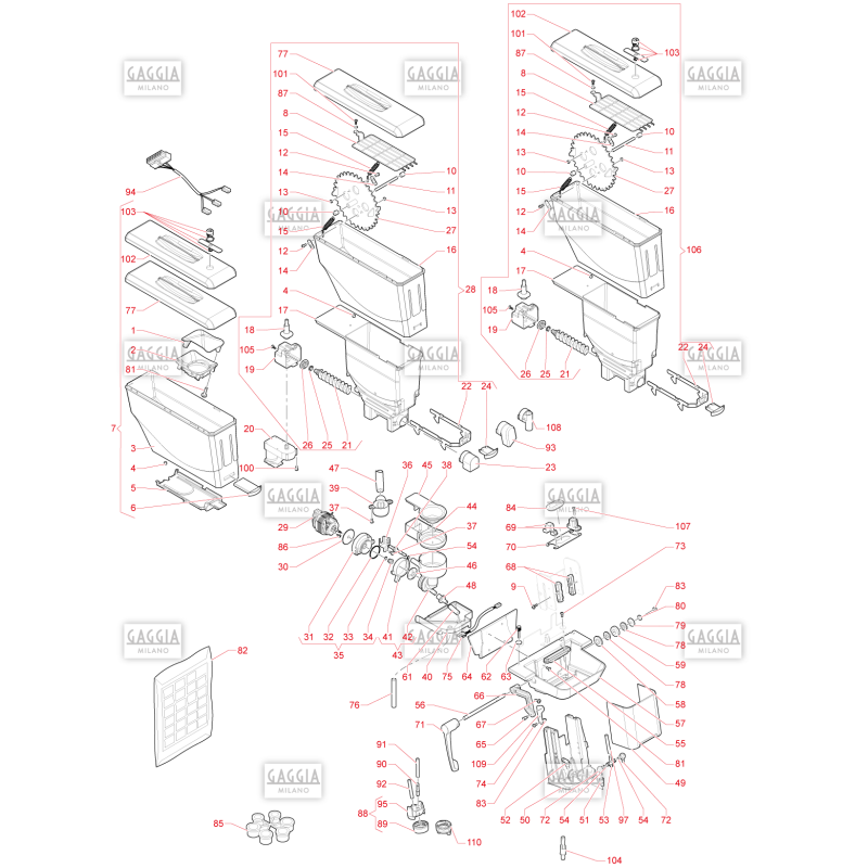Mixeurs & Récipients Gaggia La Radiosa