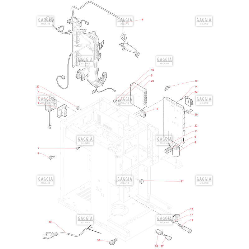 Circuit Electrique Gaggia La Solare