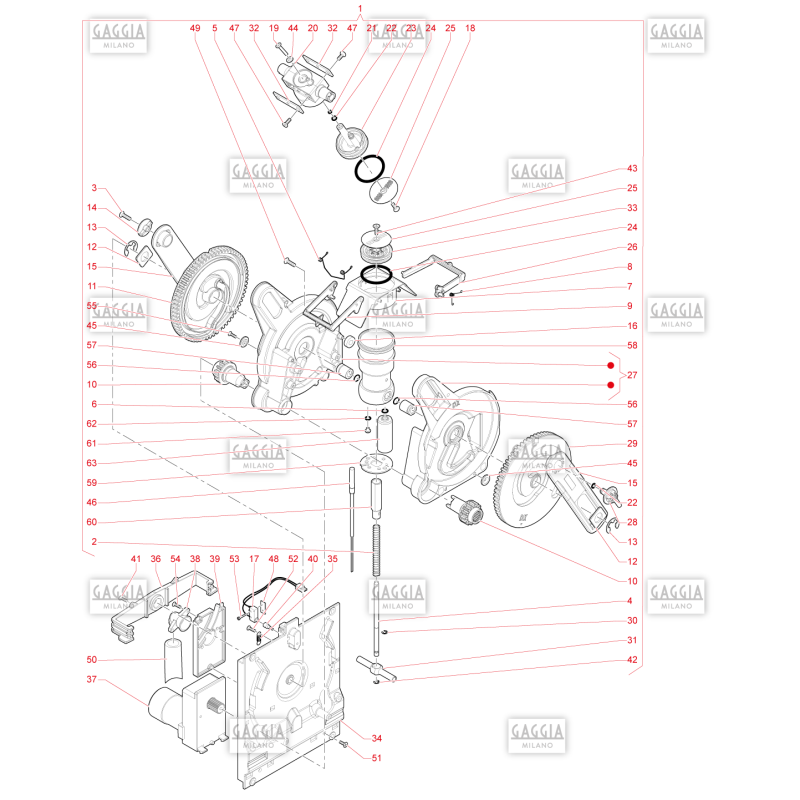 Groupe Café Ø43 Gaggia La Solare