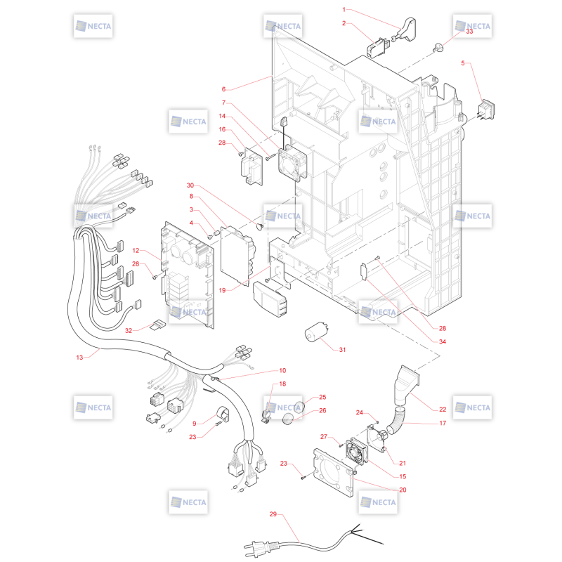 Circuit Electrique Krea Touch