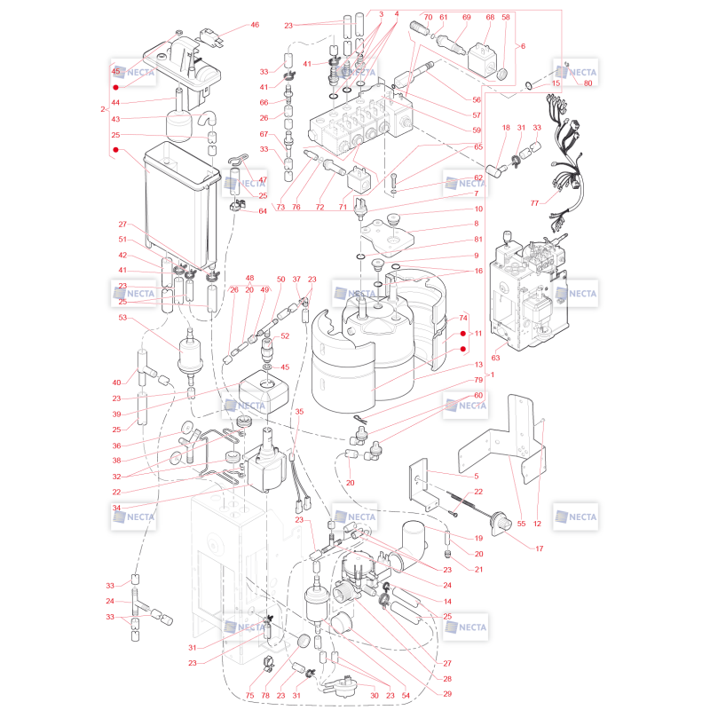 Circuit Hydraulique Krea Touch 500cc