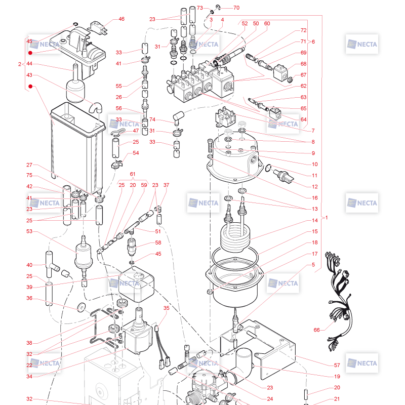 Circuit Hydraulique Krea Touch 600cc