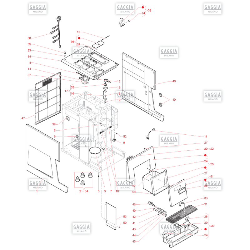Châssis Gaggia G150