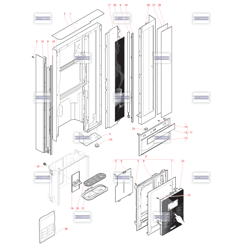 Porte Côté Extérieur Wittenborg 9000