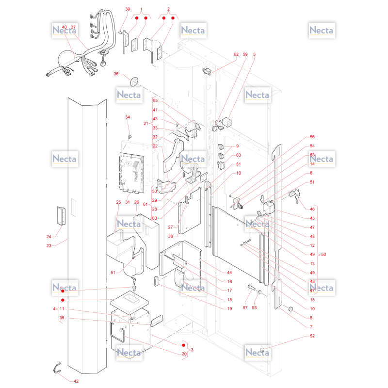 Porte Côté Intérieur Barista 500