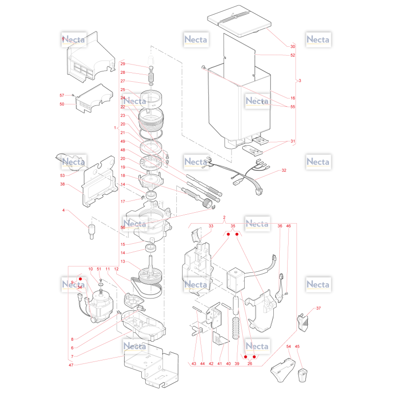 Moulin Necta Barista 500