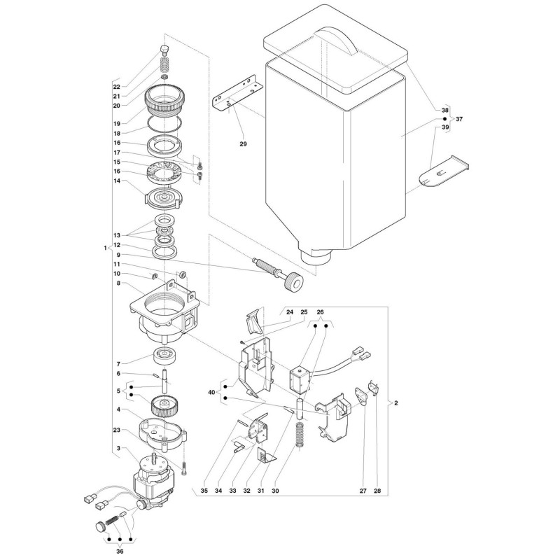 Moulin Doseur Necta Astro