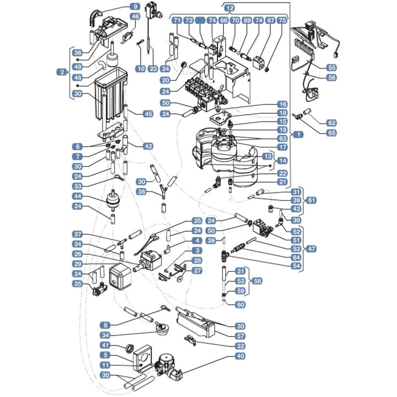 Circuit Hydraulique Brio BLUE