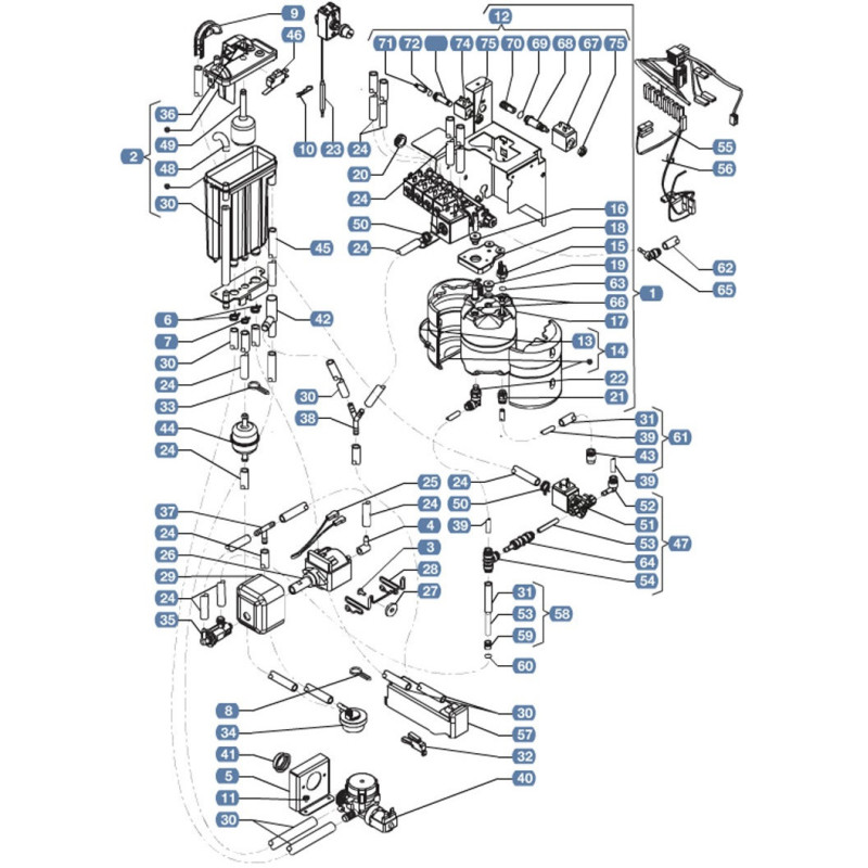 Circuit Hydraulique Brio Touch BLUE