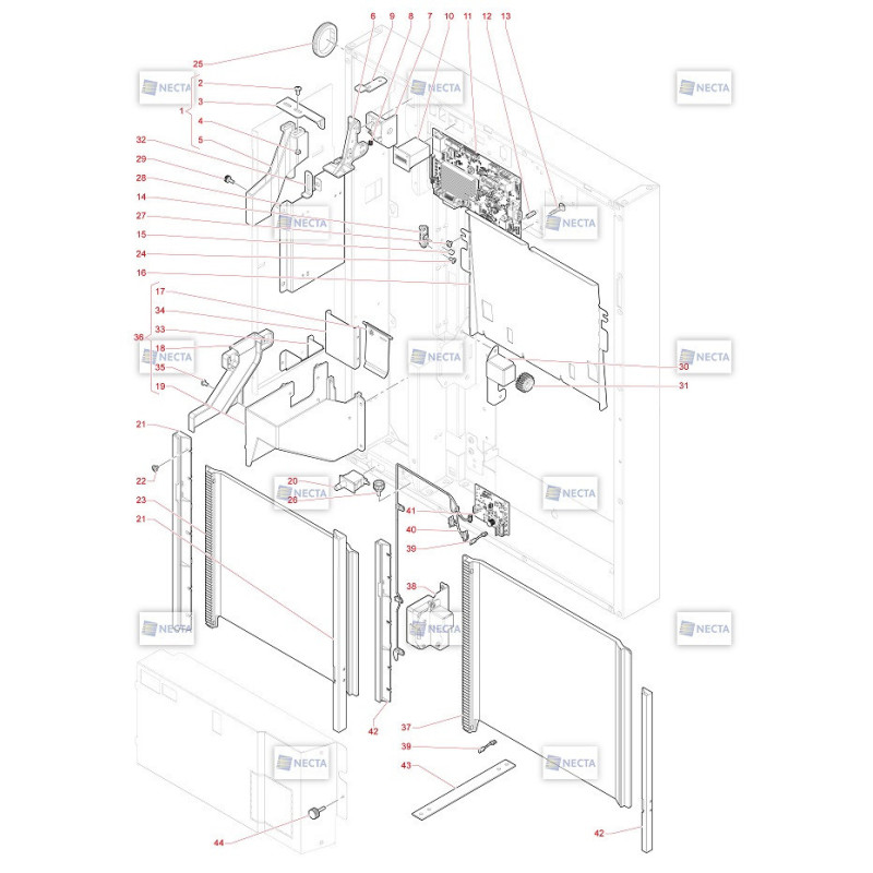 Porte Côté Intérieur Brio Touch