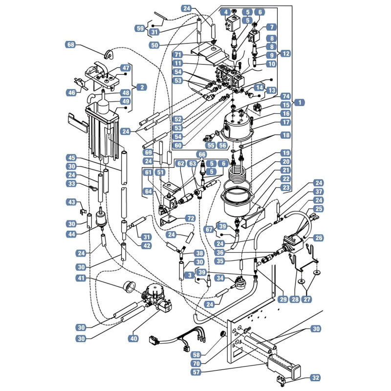 Circuit Hydraulique Brio3 BLUE