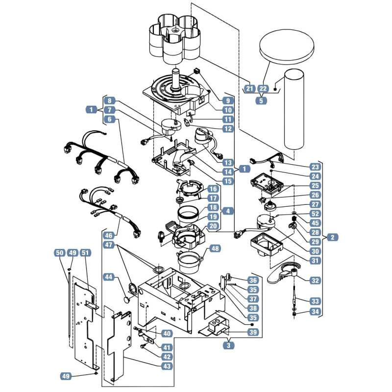 Distributeur Gobelets Brio3 BLUE