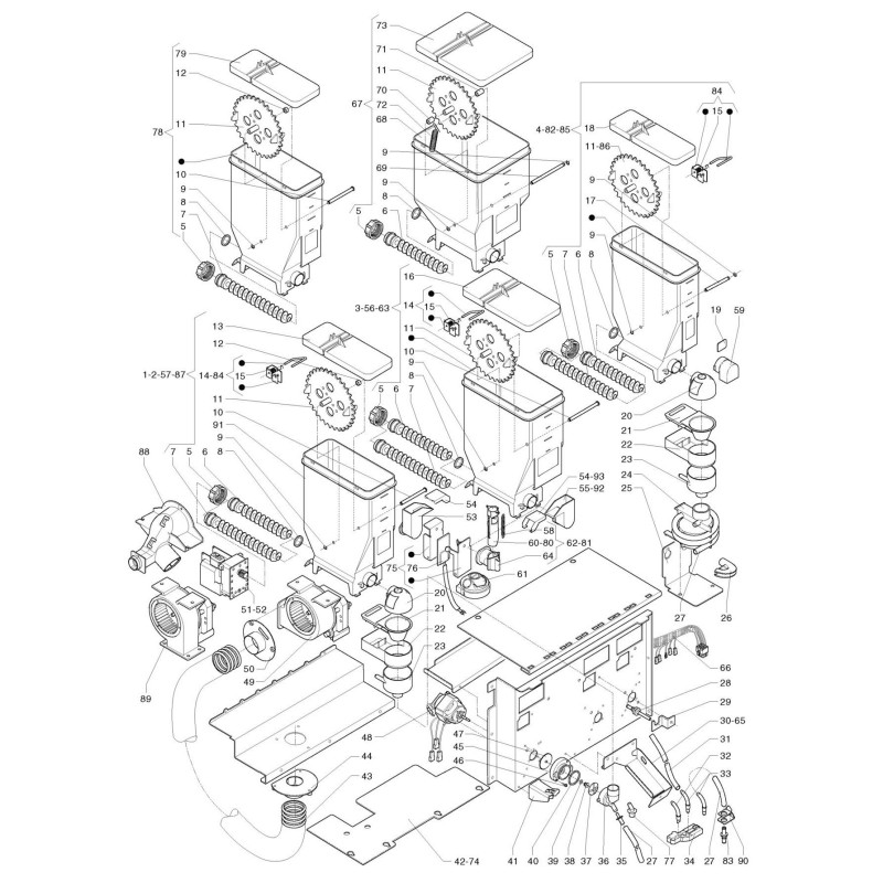 Moteur Doseur Poudres Brio 3