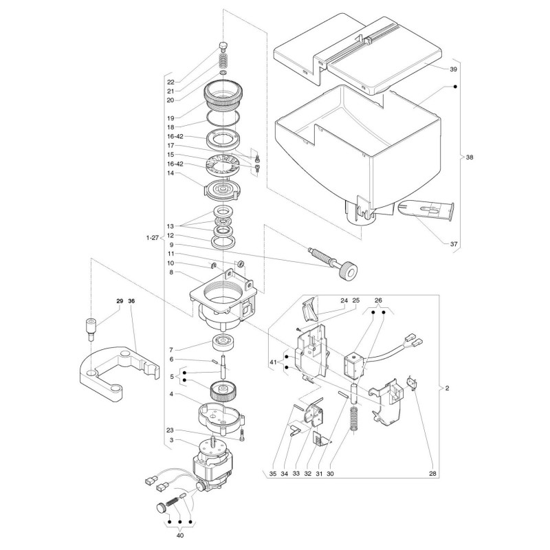 Moulin Doseur Necta Brio 3
