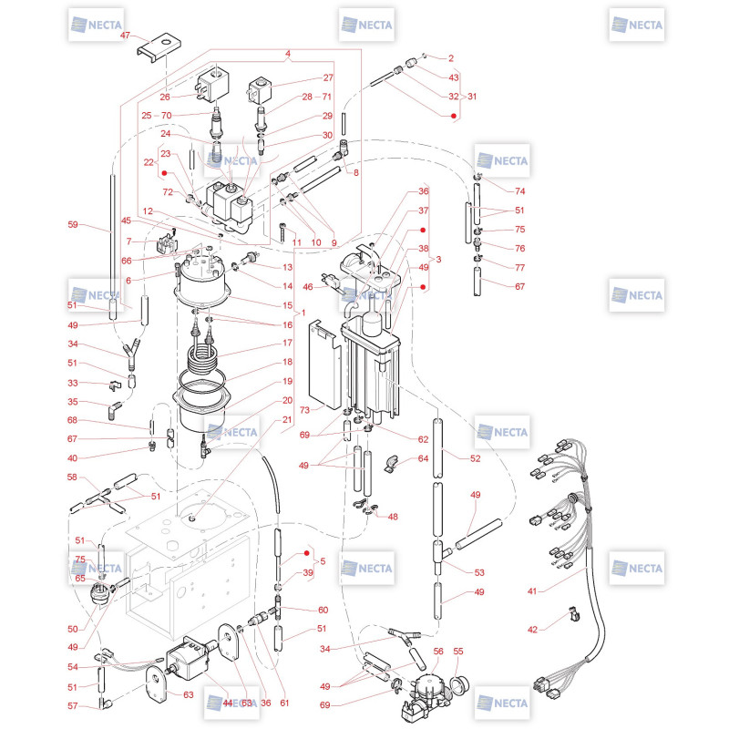 Circuit Hydraulique 300cc Réseau Koro Prime
