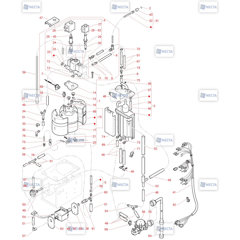 Circuit Hydraulique 500cc Réseau Koro Prime