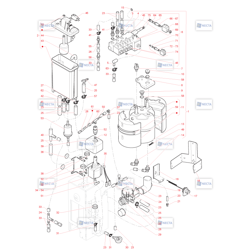 Circuit Hydraulique Chaudière 500cc Solista