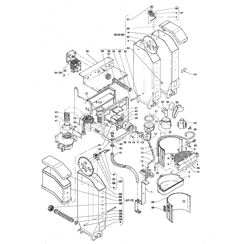 Moteur Doseur Poudres Necta Venezia