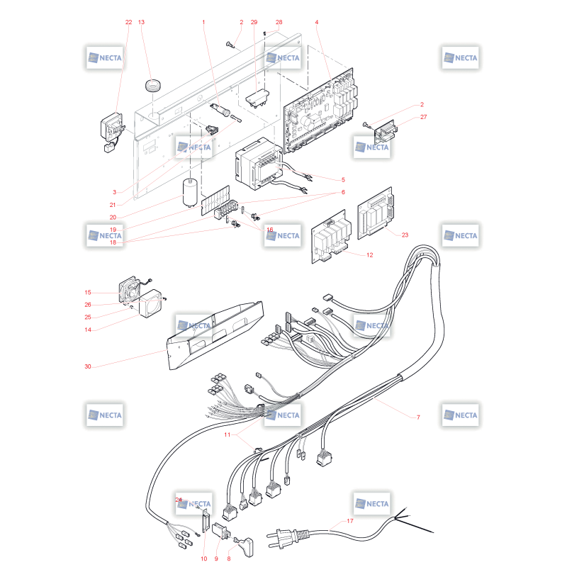 Circuit Electrique Necta Maestro