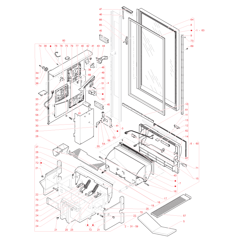 Porte Côté Intérieur Necta Samba