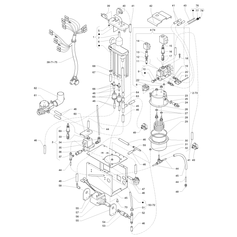 Circuit Hydraulique Kobalto Espresso