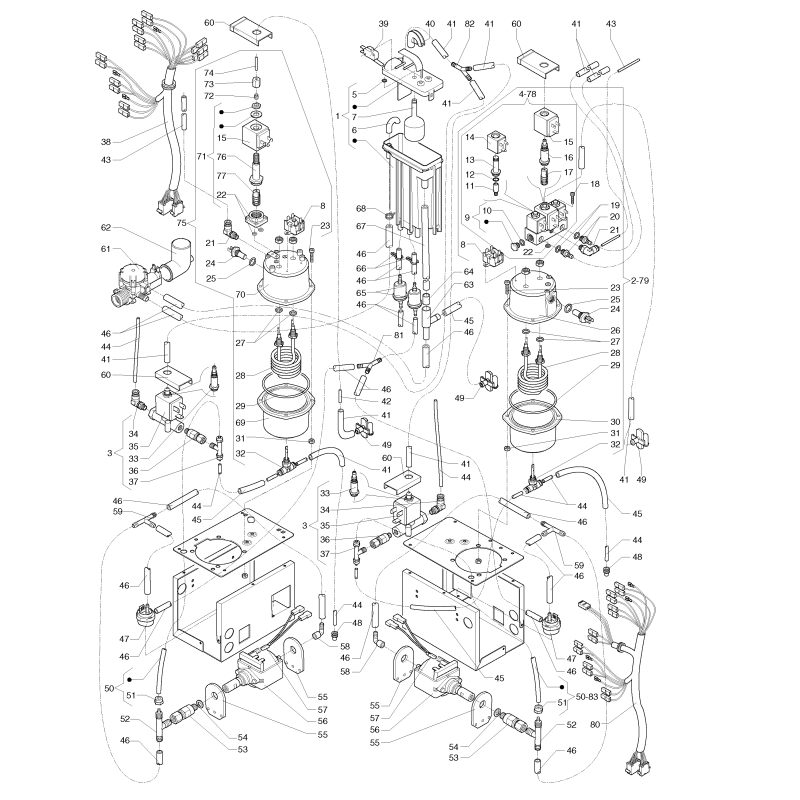Circuit Hydraulique Konvivio Espresso