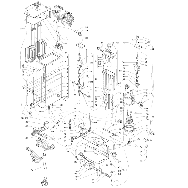 Circuit Hydraulique Konvivio Espresso + Instant