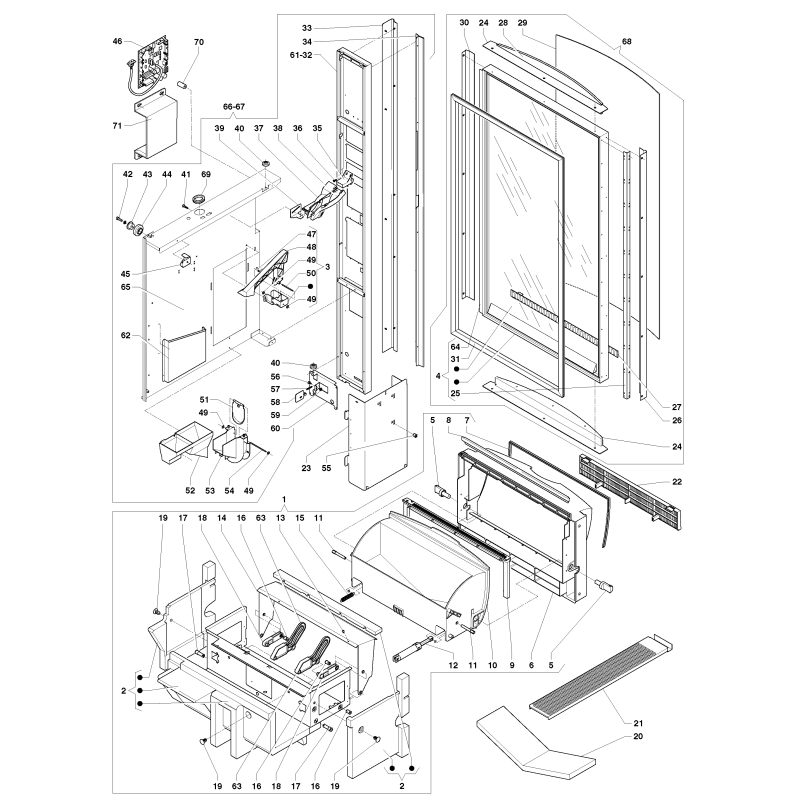 Porte Côté Intérieur Necta Sfera