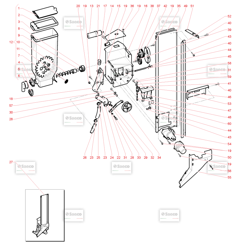 Distributeur Spatules & Sucre Cristallo 400