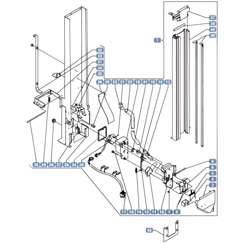 Distributeur Sucre Zenith BLUE
