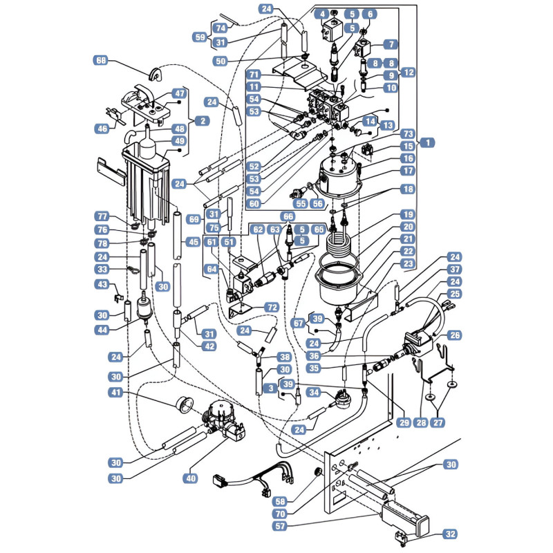 Circuit Hydraulique Brio Up BLUE