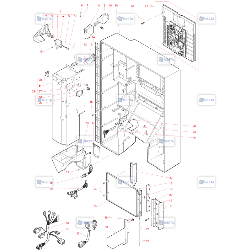 Porte Côté Intérieur Necta Brio Up