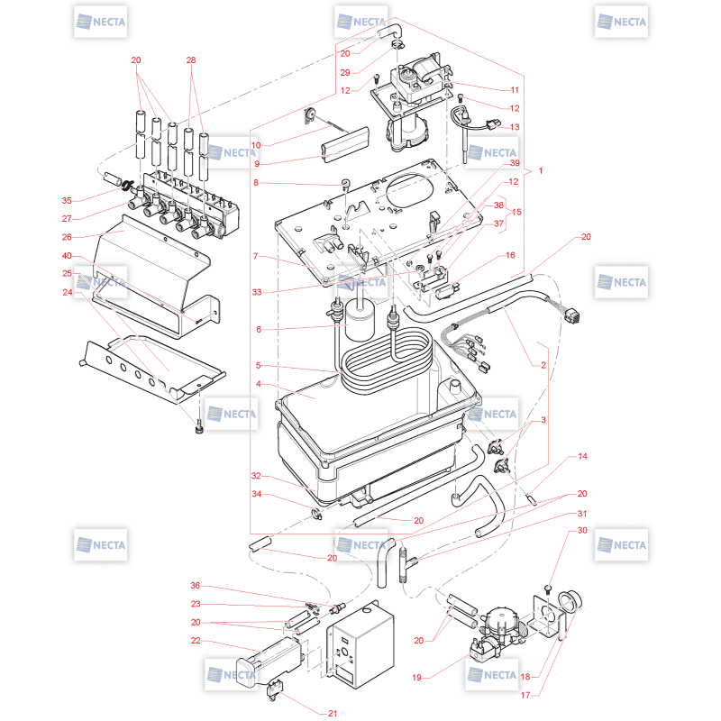 Circuit Hydraulique Necta Brio Up Soluble