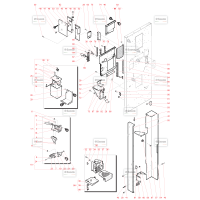 Porte Côté Intérieur Saeco Atlante 500 Evo | MAHI Distribution
