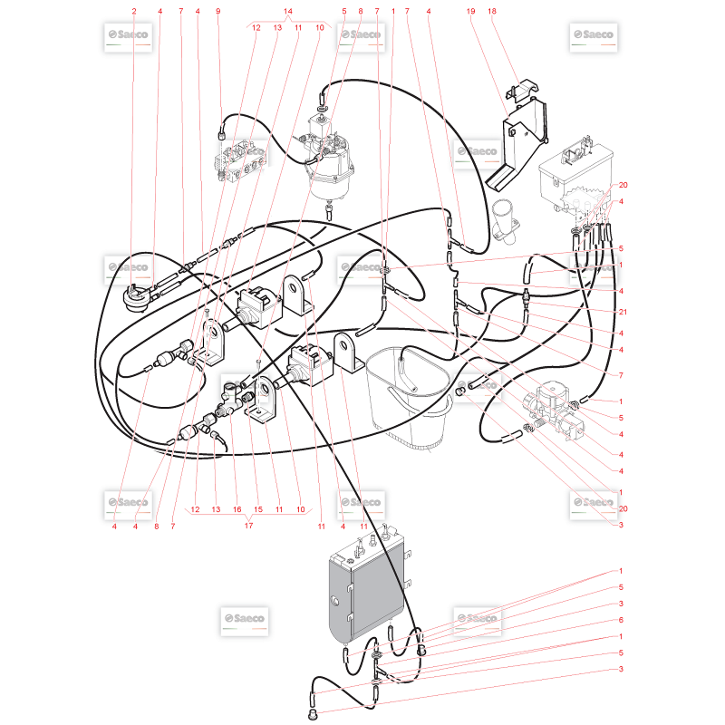 Circuit Hydraulique Atlante 500 Evo