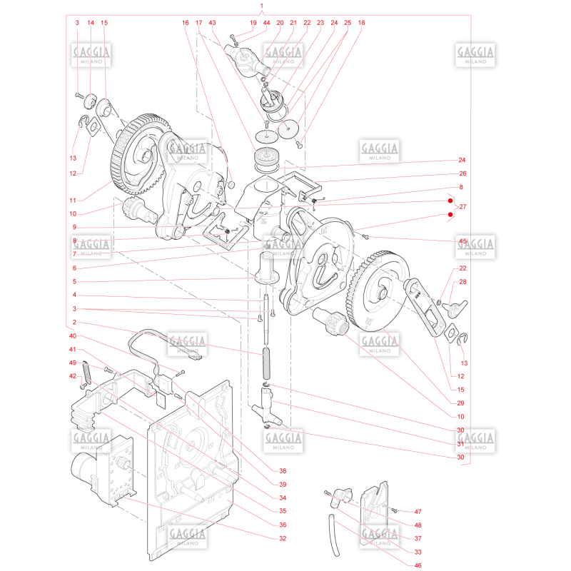 Groupe Café Ø38 Gaggia G700