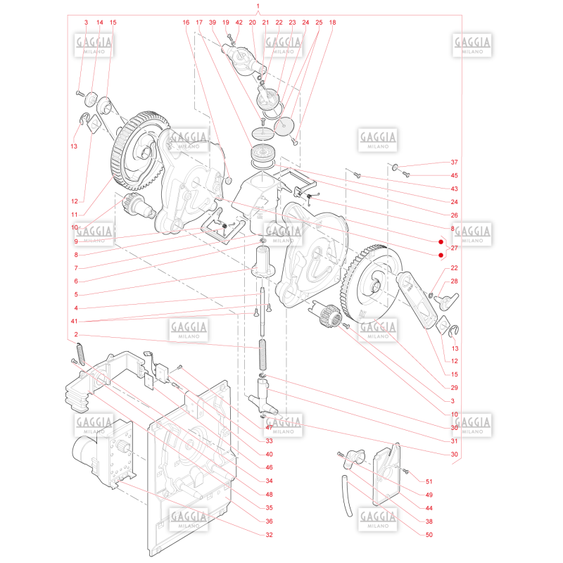 Groupe Café Ø46 Gaggia G700