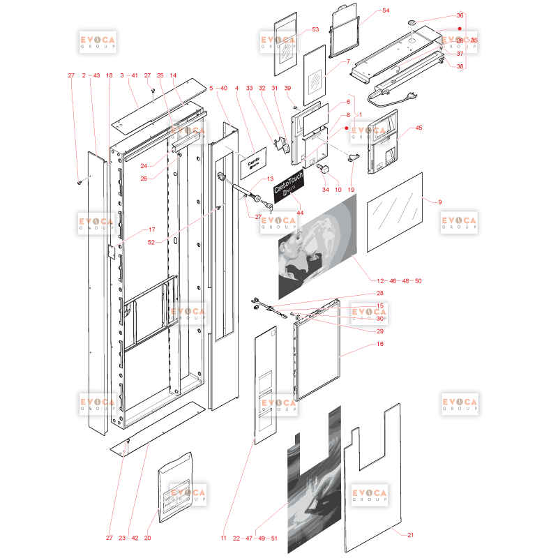 Porte Côté Extérieur Canto Touch