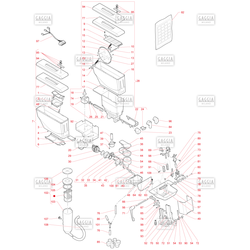 Mixeurs & Récipients Gaggia G500 Kalea