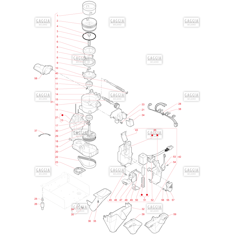 Moulin Doseur Gaggia G500 Kalea