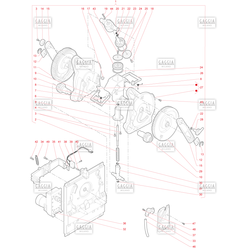 Groupe Café Ø38 Gaggia G500 Kalea